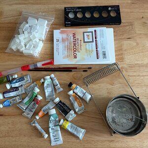 Watercolor & Gouache Art Bundle – Winsor & Newton, Kuretake, Gamblin